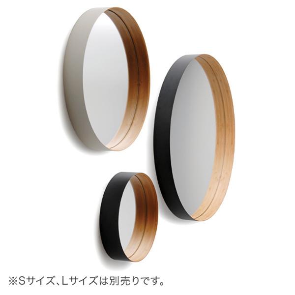TEORI（テオリ） 壁掛けミラー ゼロ ZERO Mサイズ 墨色 乳白 鏡 かがみ