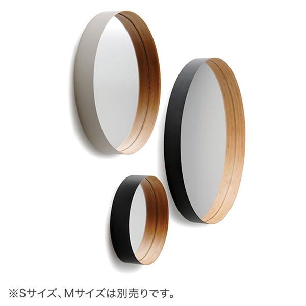 TEORI（テオリ） 壁掛けミラー ゼロ ZERO Lサイズ 墨色 乳白 鏡 かがみ