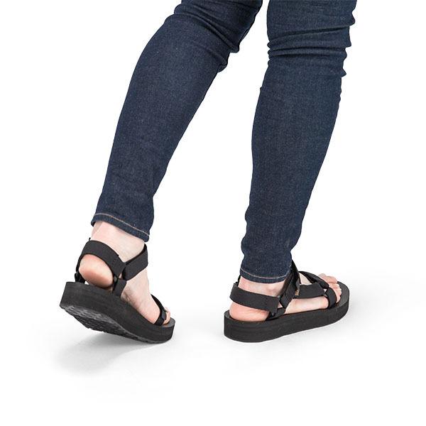 【並行輸入品】 テバ TEVA サンダル レディース ミッドフォーム ユニバーサル Midform Universal ブラック BLACK 靴 | Teva | 05