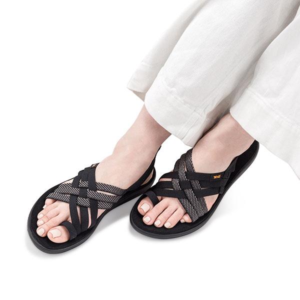 【並行輸入品】 テバ TEVA サンダル レディース ボヤ ストラッピー VOYA STRAPPY ブラック 黒 ストラップサンダル 1099271 | Teva | 04