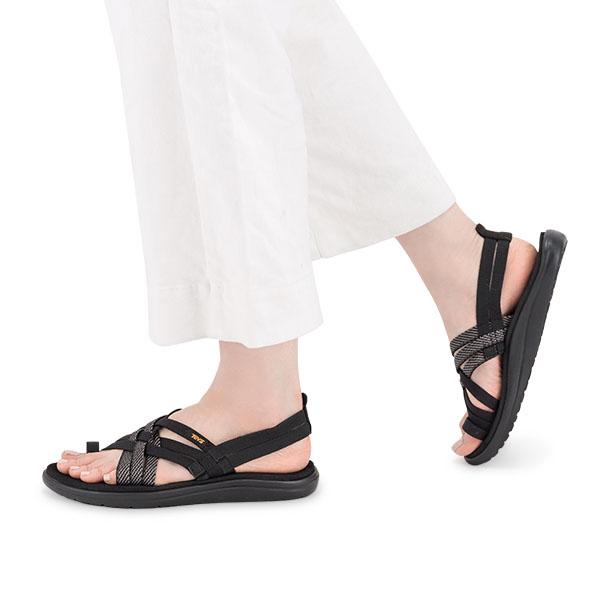 【並行輸入品】 テバ TEVA サンダル レディース ボヤ ストラッピー VOYA STRAPPY ブラック 黒 ストラップサンダル 1099271 | Teva | 06