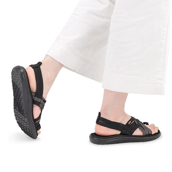 【並行輸入品】 テバ TEVA サンダル レディース ボヤ ストラッピー VOYA STRAPPY ブラック 黒 ストラップサンダル 1099271 | Teva | 07