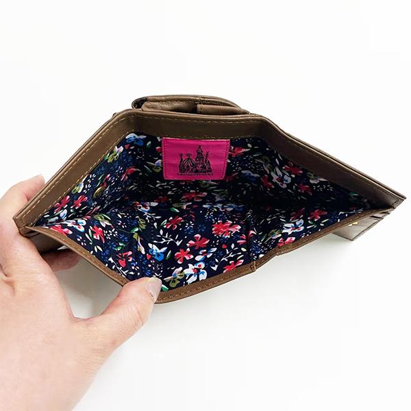 tamao tamao world タマオワールド ねこミニ財布 折り財布 刺繍財布