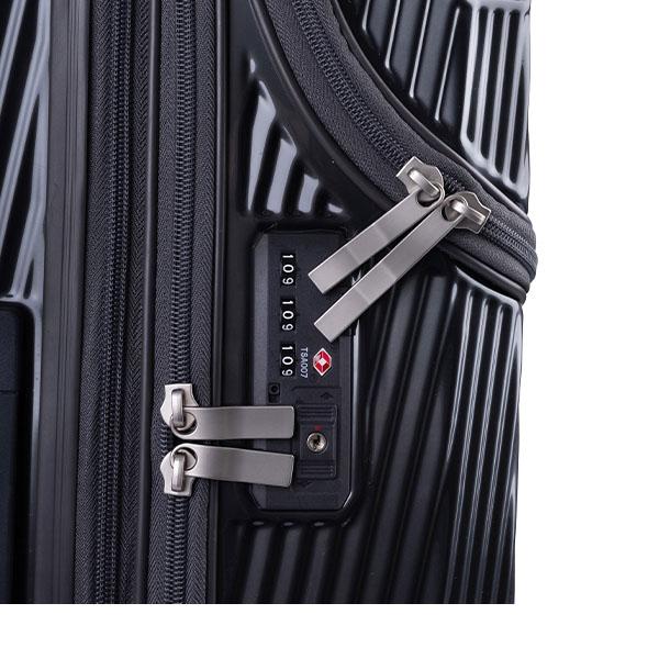 TRAVELIST スーツケース アクセル Mサイズ 51(61)L 機内持ち込み