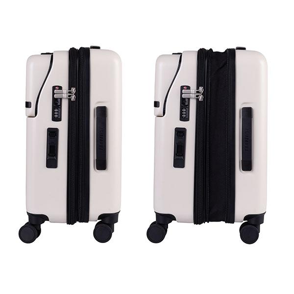新品未使用！トラベリスト スーツケース キャリー 機内持込み 拡張 35L 白S TRAVELIST スーツケース ファースト FIRST Sサイズ 35(43)L 機内