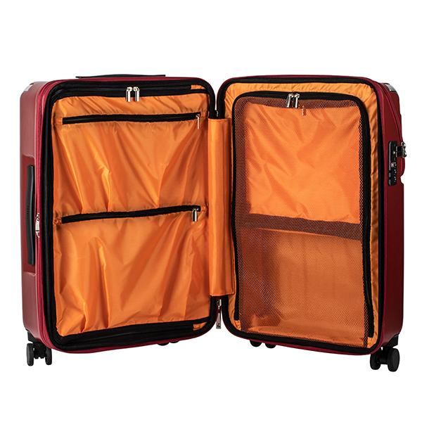 TRAVELIST スーツケース レスト Mサイズ 60(71)L フロントオープン キャリーケース ストッパー 拡張の画像