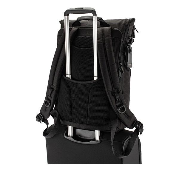 【美品】トゥミ　リュック　バックパック　アルファ　ブラボー　ランス　レザー　黒 ALPHA BRAVO 「サーチ」バックパック ブラック｜TUMI(トゥミ