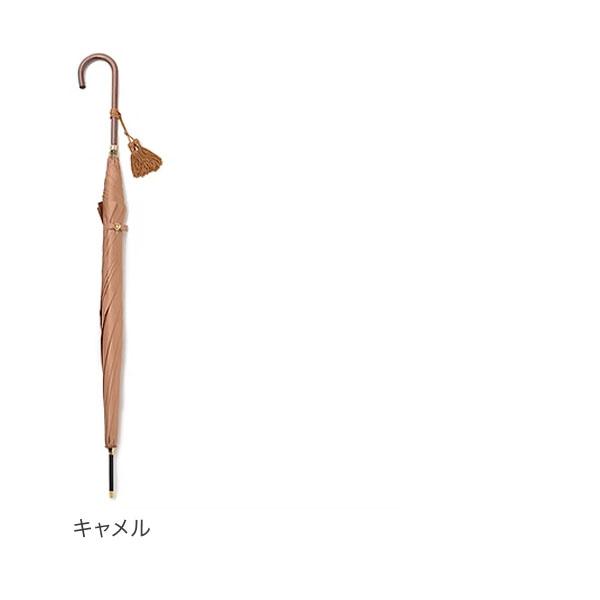 WAKAO（ワカオ） タッセル付きスリム長傘 6200 雨傘 軽量 撥水加工 傘
