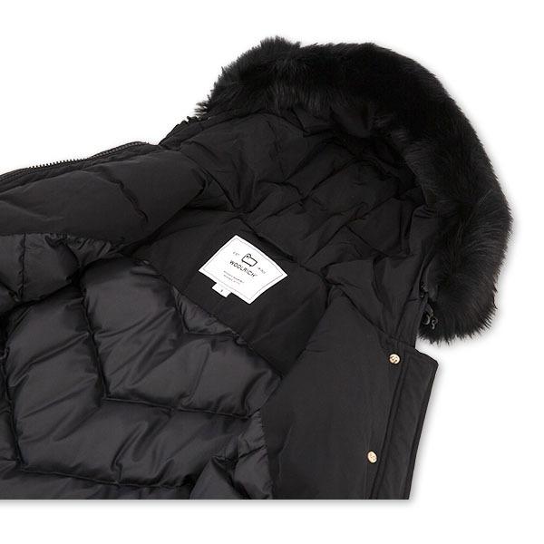 美品　ウールリッチ　 ダウンコート　ブラック　WOOLRICH フォックス　S WOOLRICH 【並行輸入品】 ウールリッチ ダウンコート レディース