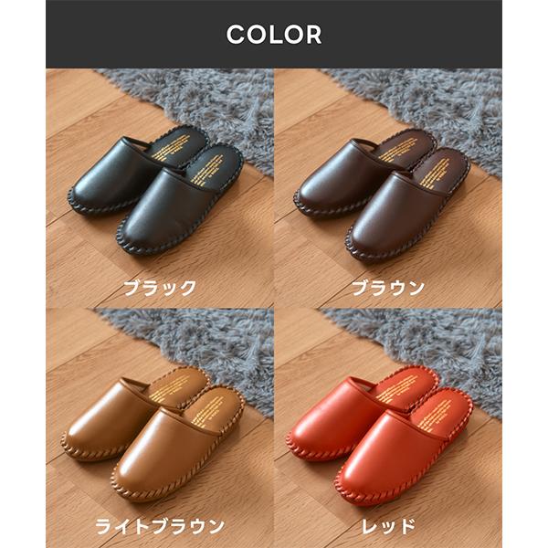 ウィンクル WINCL レザースリッパ Leather Slippers 22.5〜26.5cm 本革