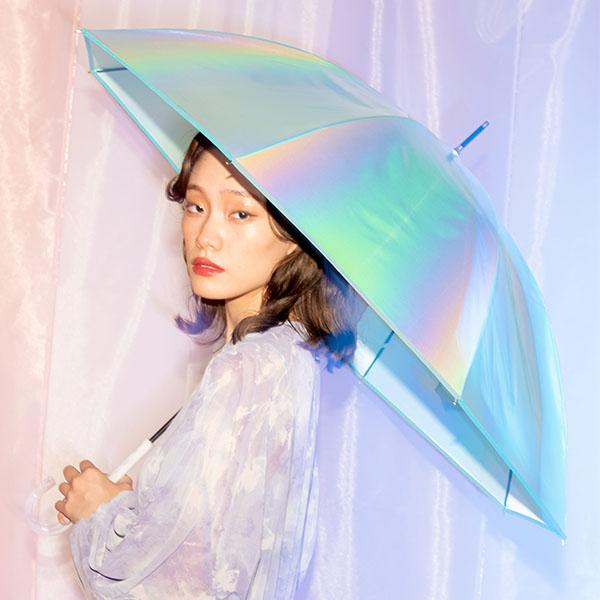 Wpc. 傘 長傘 グロウパールアンブレラ 雨傘 長雨傘 レディース 58cm