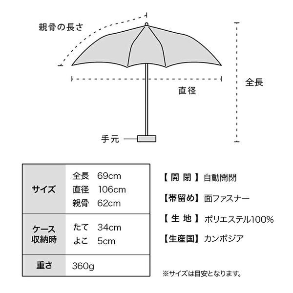 ダブリュピーシー Wpc. 晴雨兼用 雨傘 日傘 オートマティック 折りたたみ 自動開閉傘 | Wpc. | 17
