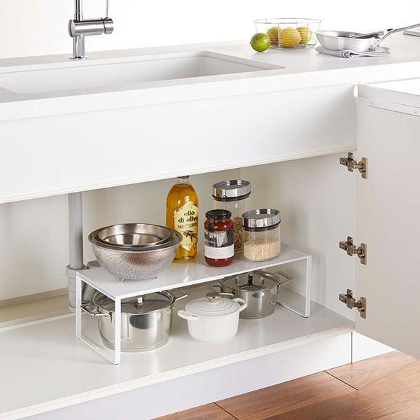 GenS オーダー キッチンラック アイアンキッチンボード オープン収納タイプ [幅87