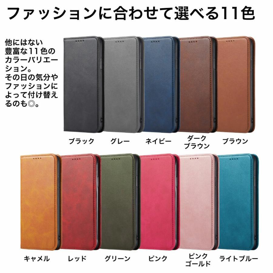 Reno5a ケース 手帳型 おしゃれ Reno3a スマホケース 手帳 Reno a カバー A5 2020 スマホカバー Reno3 5G オッポ 耐衝撃 カラフル ベルトなし y-s｜gm-channel｜03