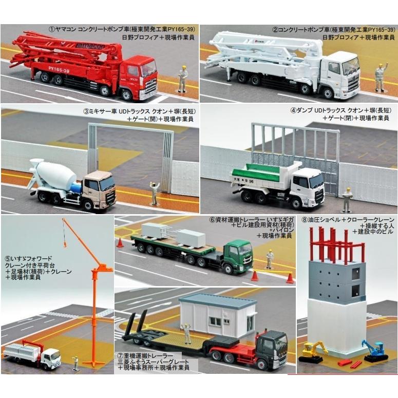 【希少品！】トミーテック はたらくのりもの百景 全8種セット Amazon.co.jp: GJ! はたらくのりもの百景 002 未来を築く建設