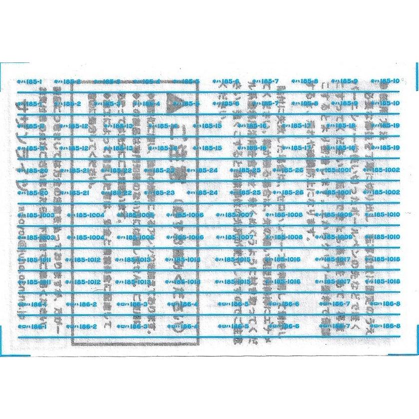 サザンライツ N1855 キハ185系用ナンバーインレタ 青26号 : グリーン