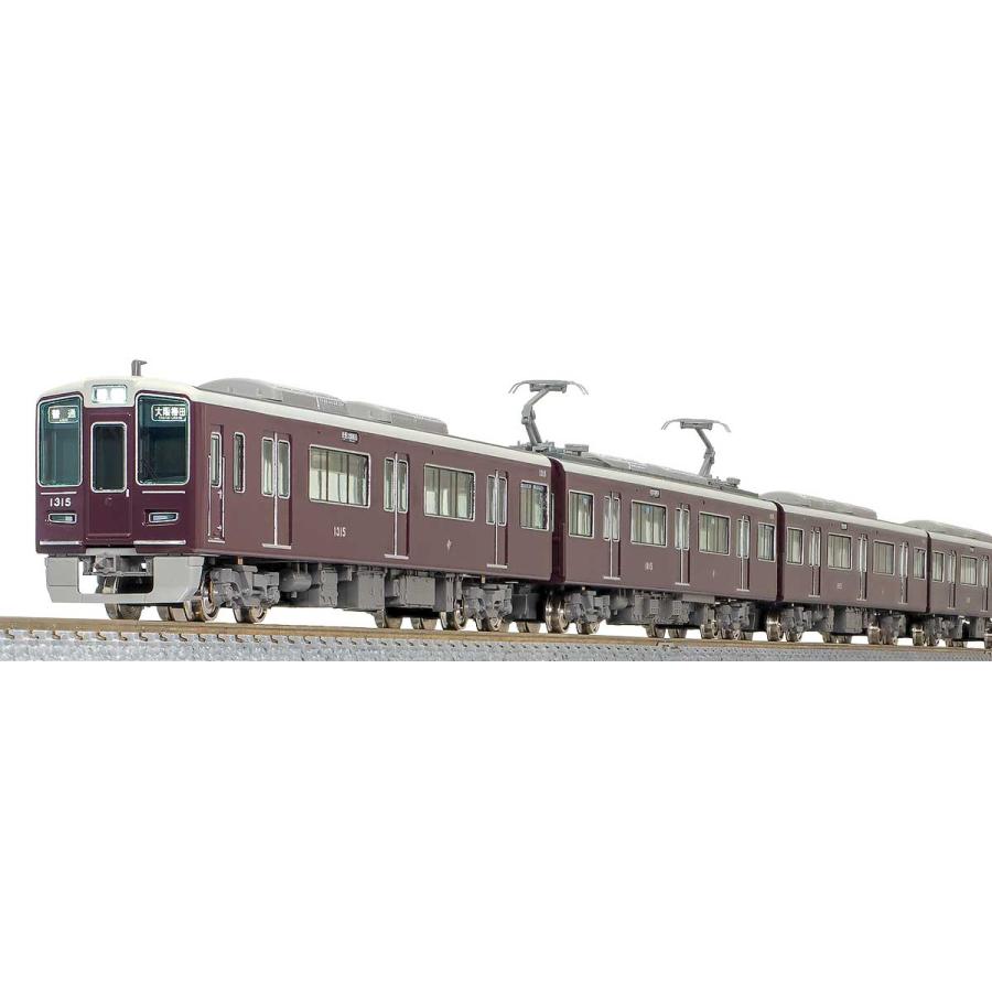 (精密加工品)グリーンマックス　阪急1300系(1300編成) N) 32028 阪急1300系（車番選択式）8両編成セット（動力付き