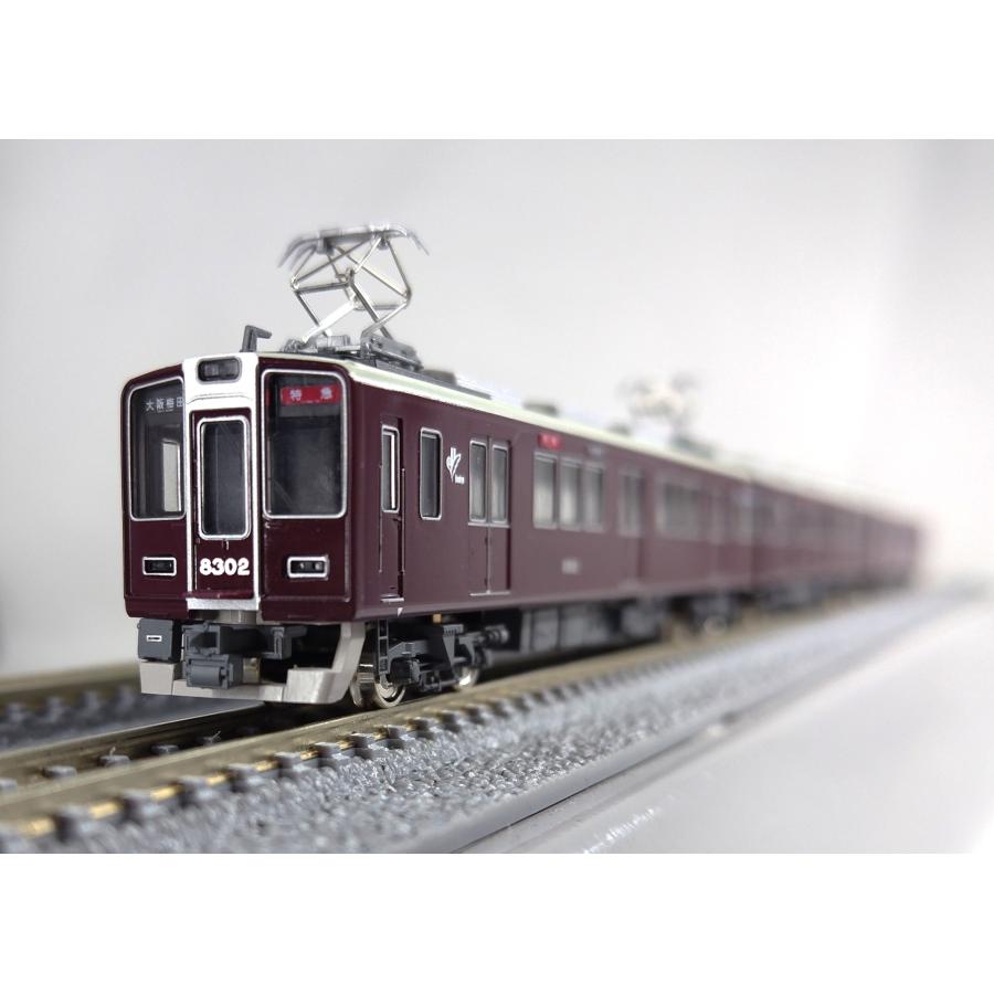 阪急京都線8300系１次車　8302f プロ仕様品 特製完成品】阪急8300系 8302F(京都線) 8両編成セット : グリーン