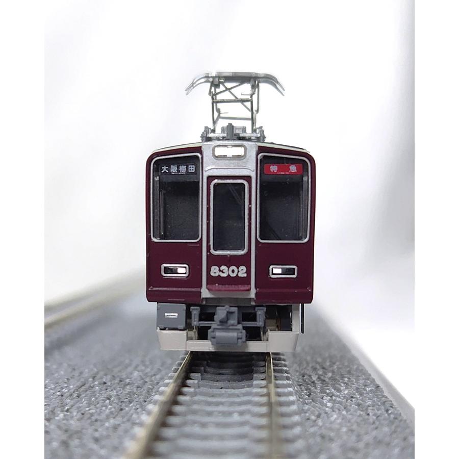 阪急京都線8300系１次車　8302f プロ仕様品 特製完成品】阪急8300系 8302F(京都線) 8両編成セット : グリーン