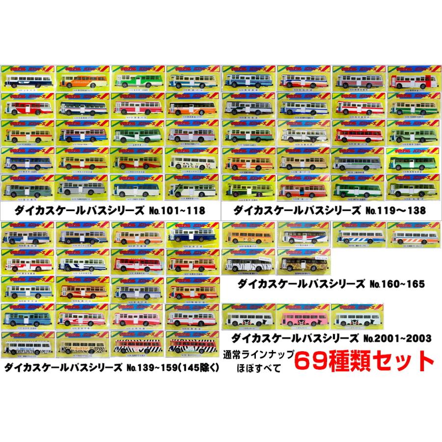 ダイカスケールシリーズ 路線バス(No.101~144、146~165、No.2001~2003