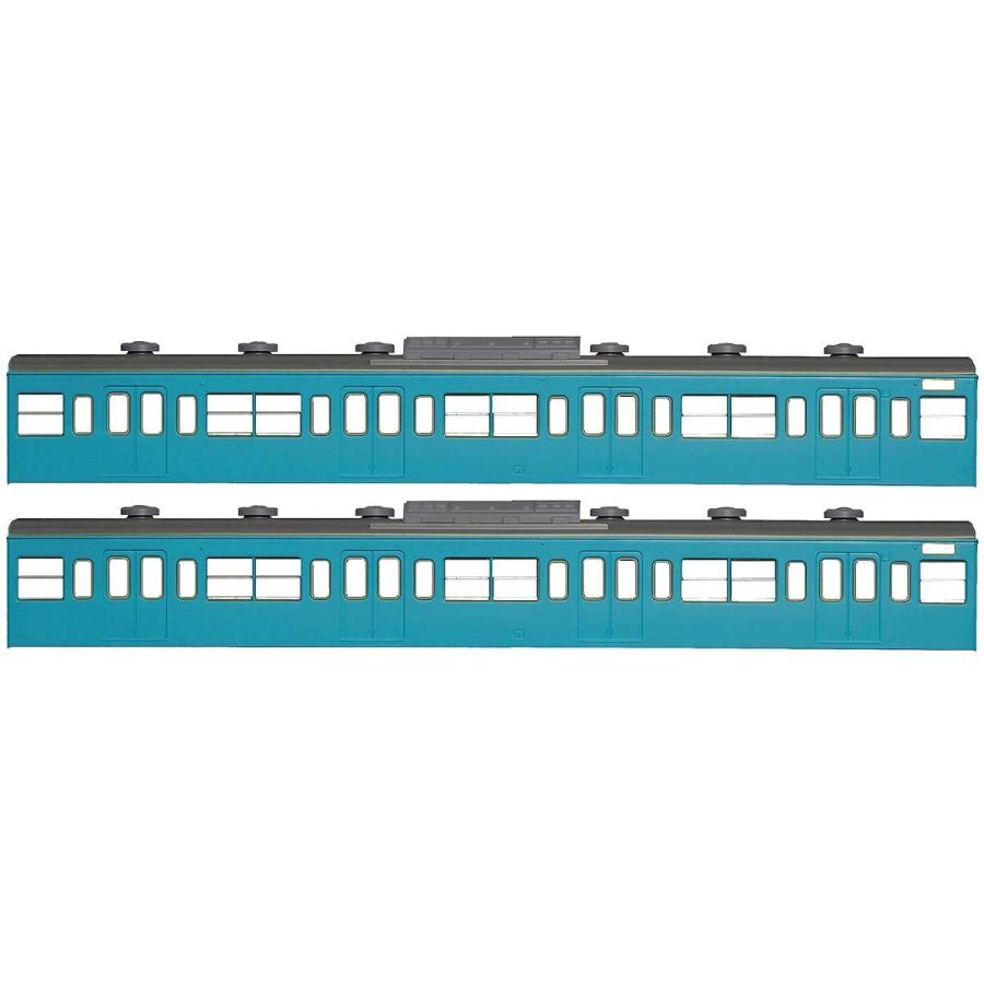 鉄道部品　形式板　103系2枚セット T022-12 国鉄103系 スカイブルー 低運転台タイプ 4両基本セット (JNR