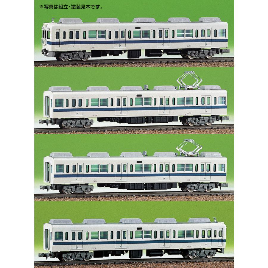 グリーンマックス 404 小田急5000形 4両編成セット（未塗装キット