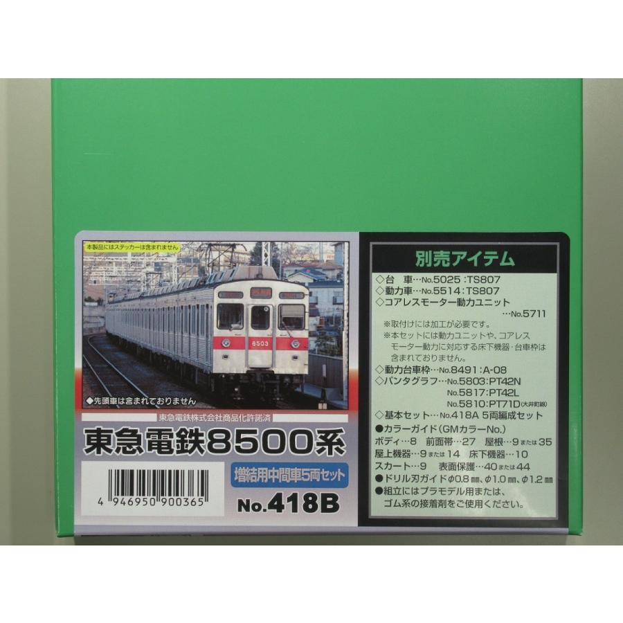 グリーンマックス 東急電鉄8500系(ありがとう8631編成) 10両