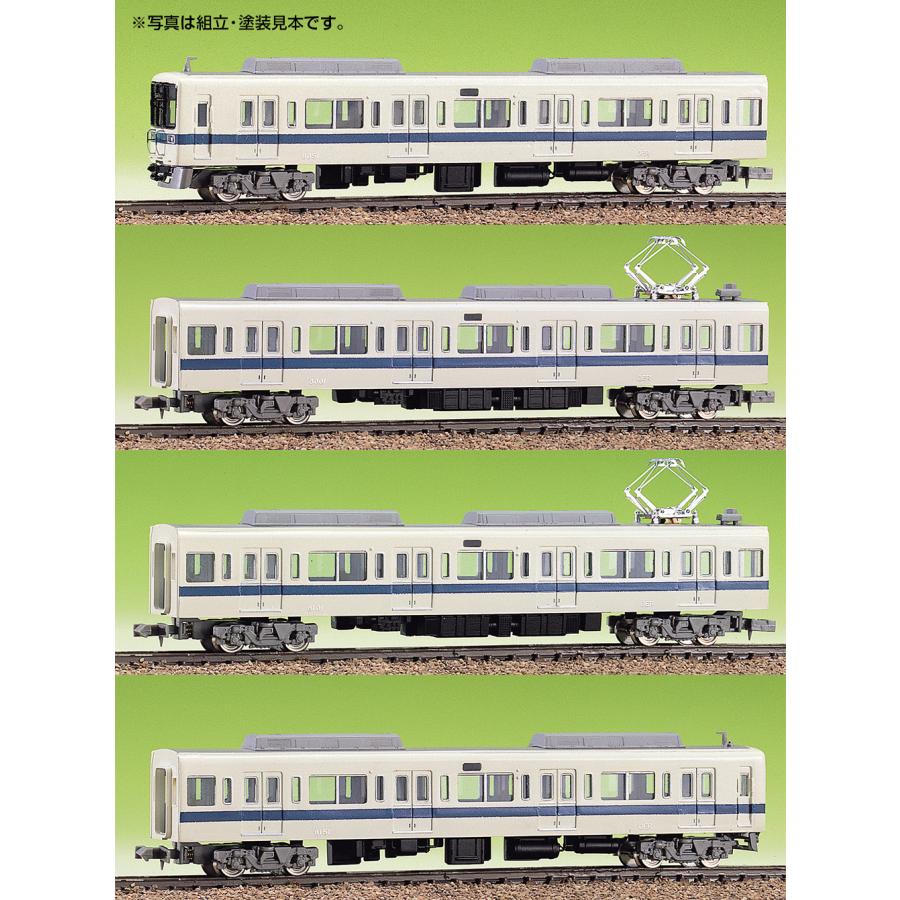 グリーンマックス 421 小田急9000(8000)形 4両編成セット（未塗装