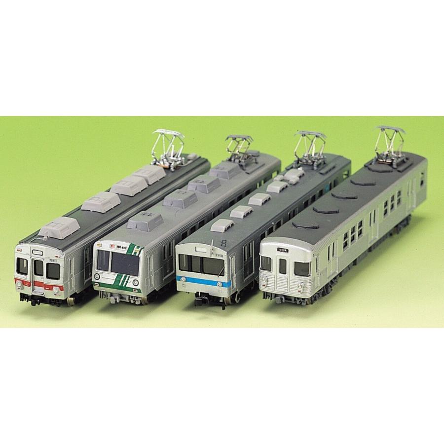グリーンマックス 424 東急7000系 4両編成セット(未塗装キット グリーンマックス 424 東急7000系 4両編成セット(未塗装キット
