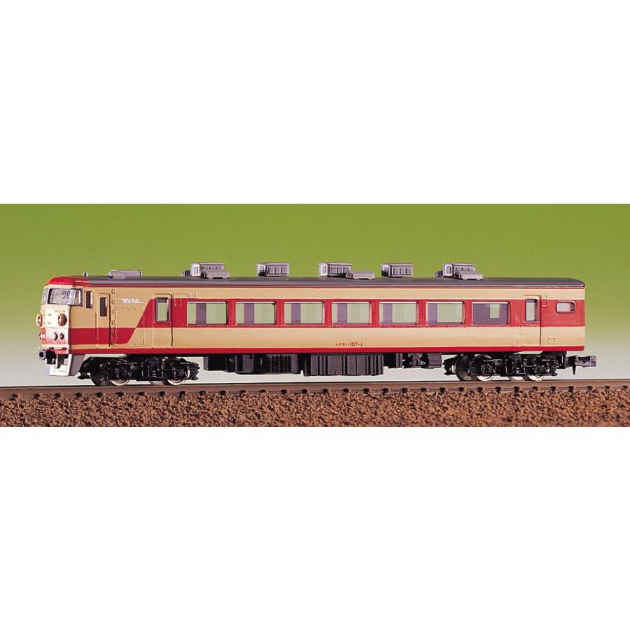 Nゲージ鉄道模型セット 6両 グリーンマックス 437 国鉄157系 基本6両編成セット+クロ157（未塗装