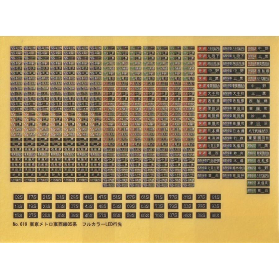 イーグルスMODEL No.619 東京メトロ東西線05系(15000系) フルカラーLED