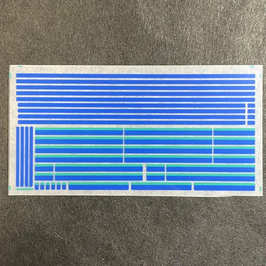 世田谷総合車両センター 209系改造訓練車帯インレタ（長野
