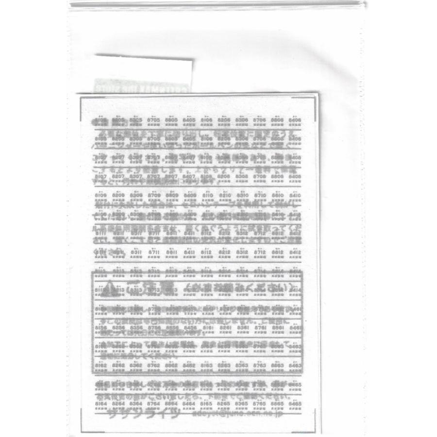帯 サザンライツ N-8602 8000系用ナンバーインレタ マットシルバー