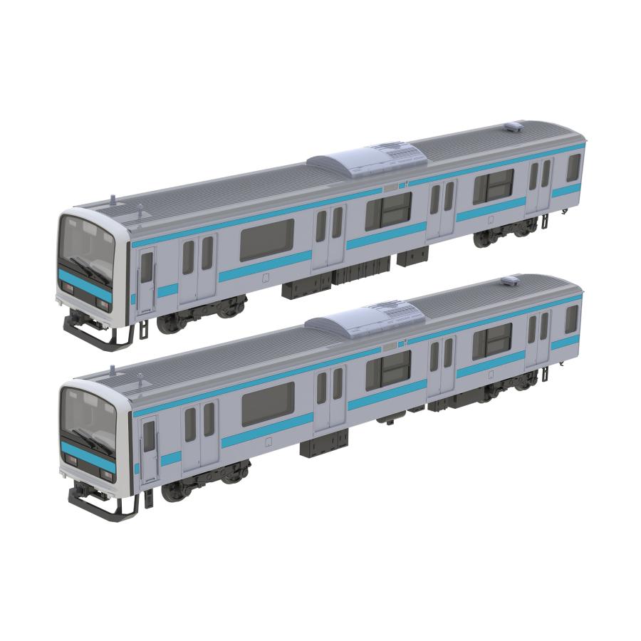 PLUM 209系 京浜東北色 モハ209・モハ208キット ② PLUM 209系 京浜東北色 モハ209・モハ208キット ② モハ209・モハ208