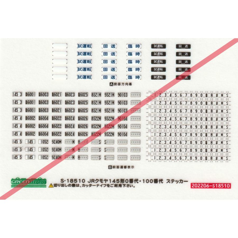 グリーンマックス S-18510 JRクモヤ145形0番代・100番代