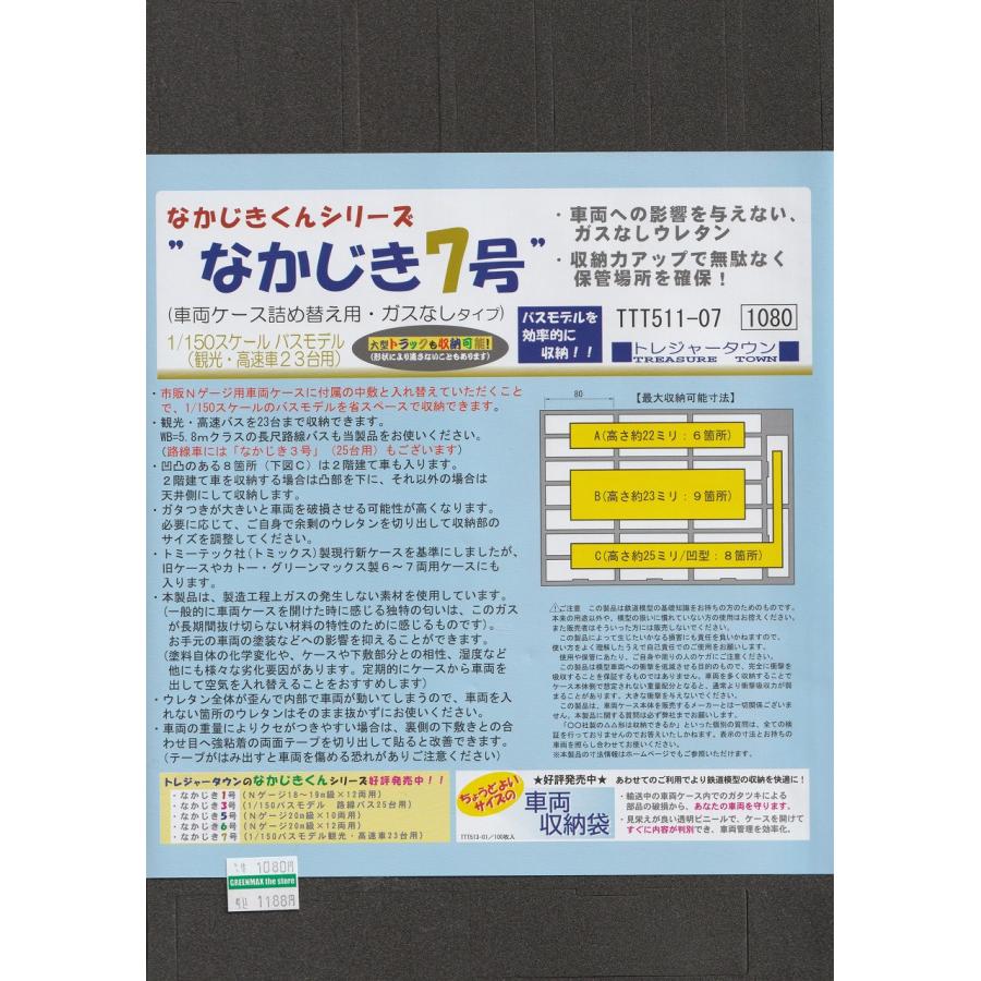 Nゲージ用中敷き7枚セット Nゲージ用中敷き7枚セット 【公式通販】