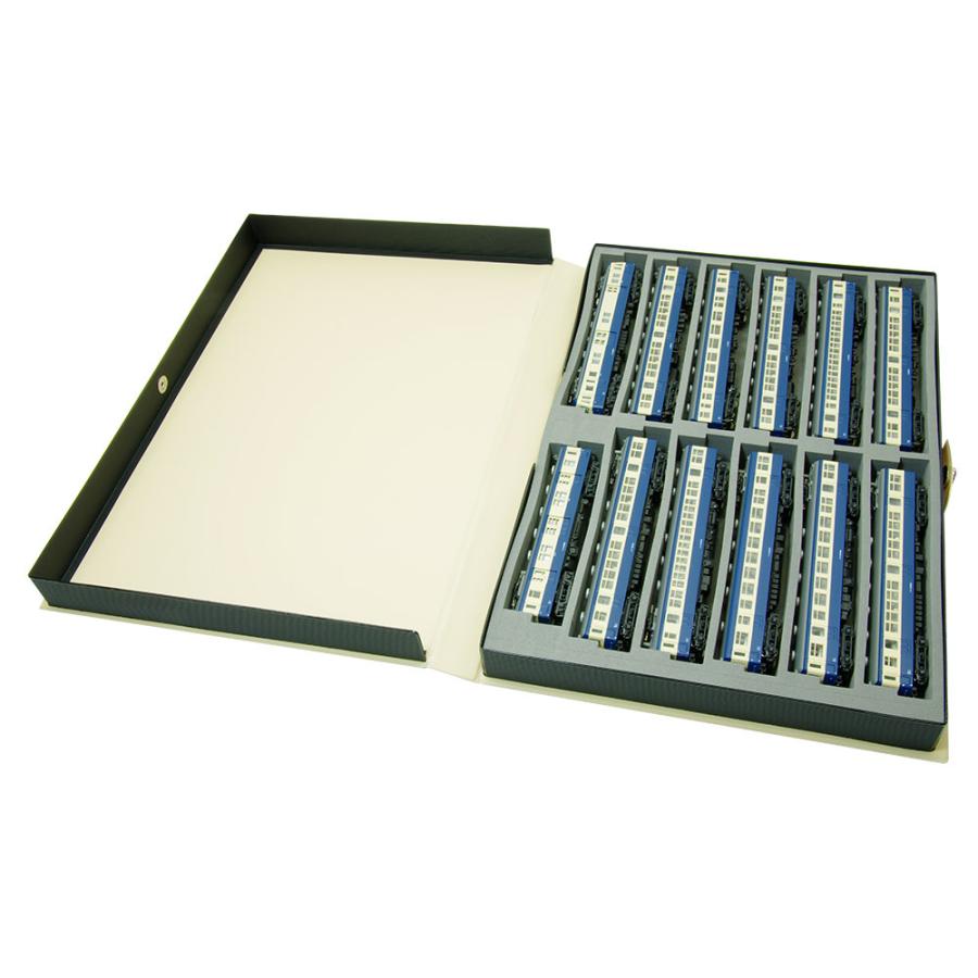 キャスコ YP-981 クリーム色の12両用車両ケースB : グリーンマックス