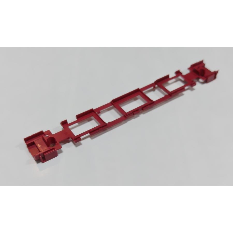 グリーンマックス 20m一体4扉ロングシート座席パーツ(エンジ) 1枚入り