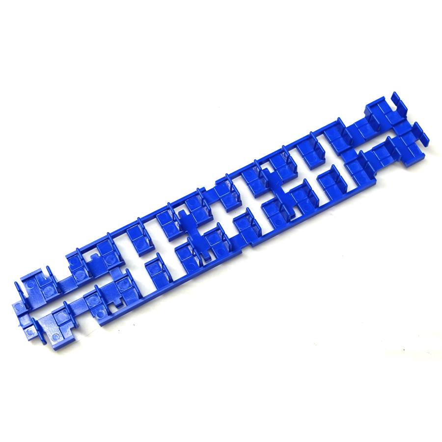 グリーンマックス 20/21m クロスシート座席パーツ（ブルー） 1枚入り