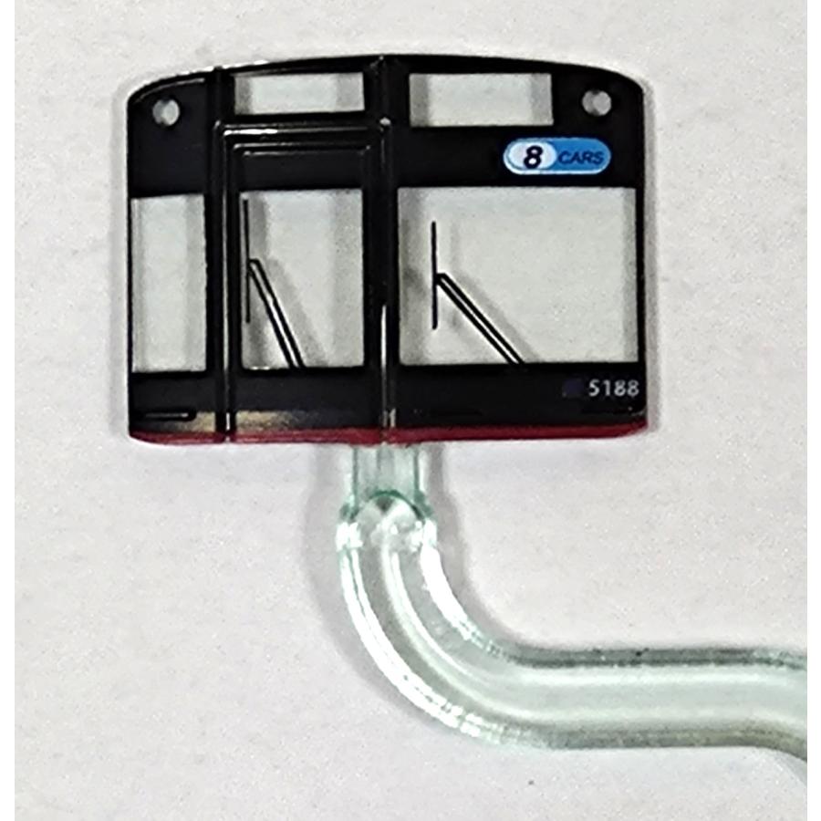 グリーンマックス 東急5000系前面ガラス 車番5188 1枚入 : グリーン