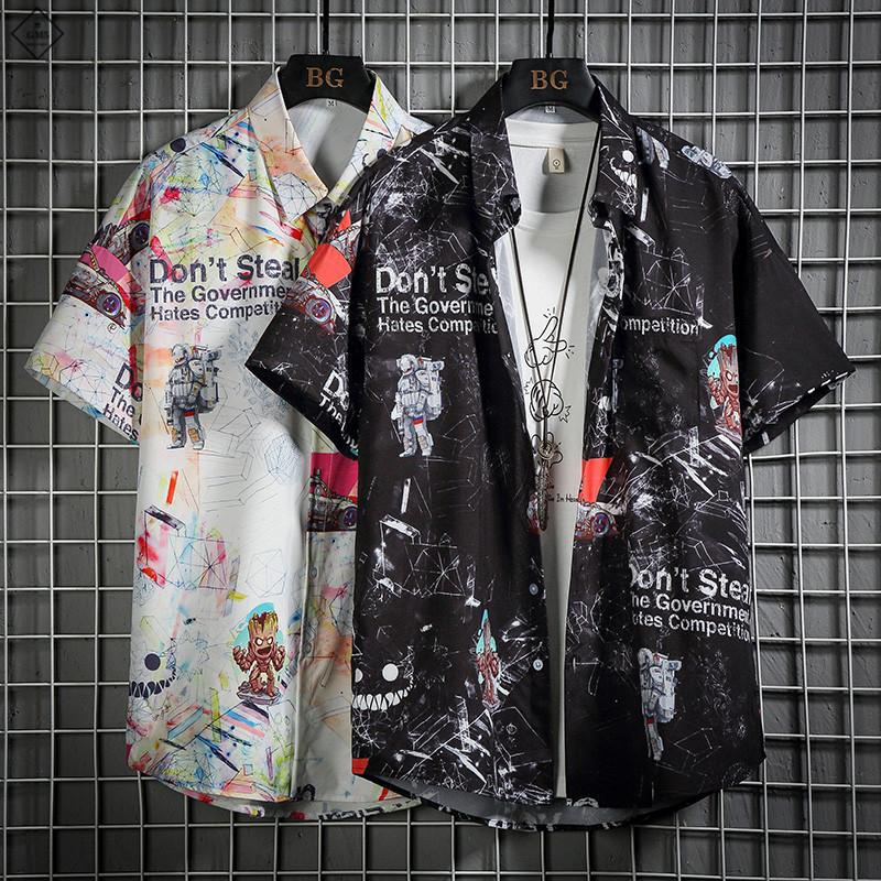 アロハシャツ メンズ 宇宙柄 半袖シャツ オシャレ 総柄シャツ カジュアルシャツ 開襟シャツ 夏物 涼しい 空プリント Gm21mst7 Gm5 通販 Yahoo ショッピング