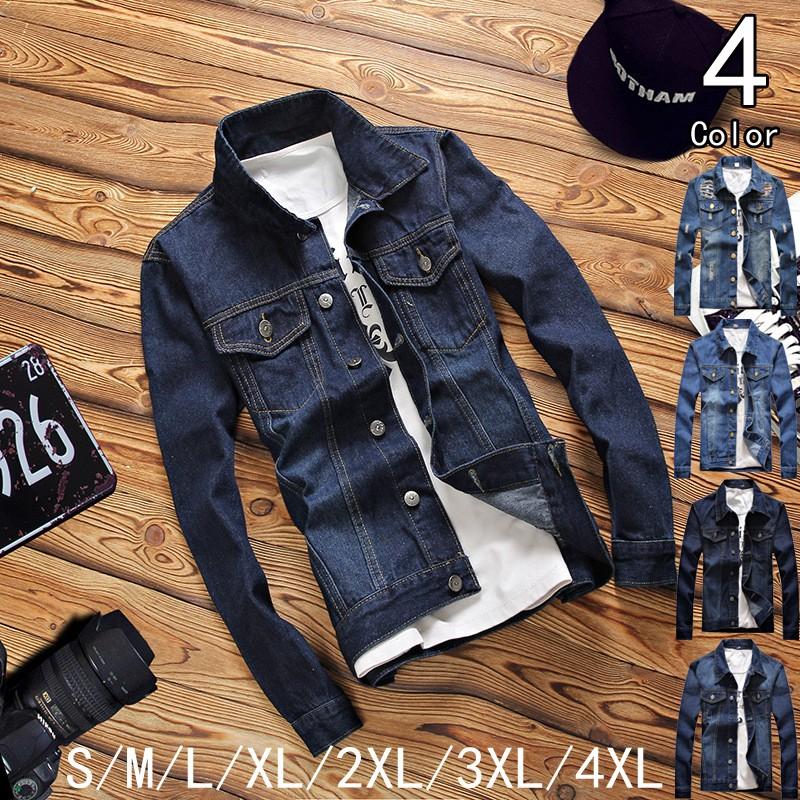 デニムジャケット メンズ ジージャン Gジャン デニムカバーオール ジャケット アウター 秋物 秋 新作 メンズファション Gm59 Gm5 通販 Yahoo ショッピング