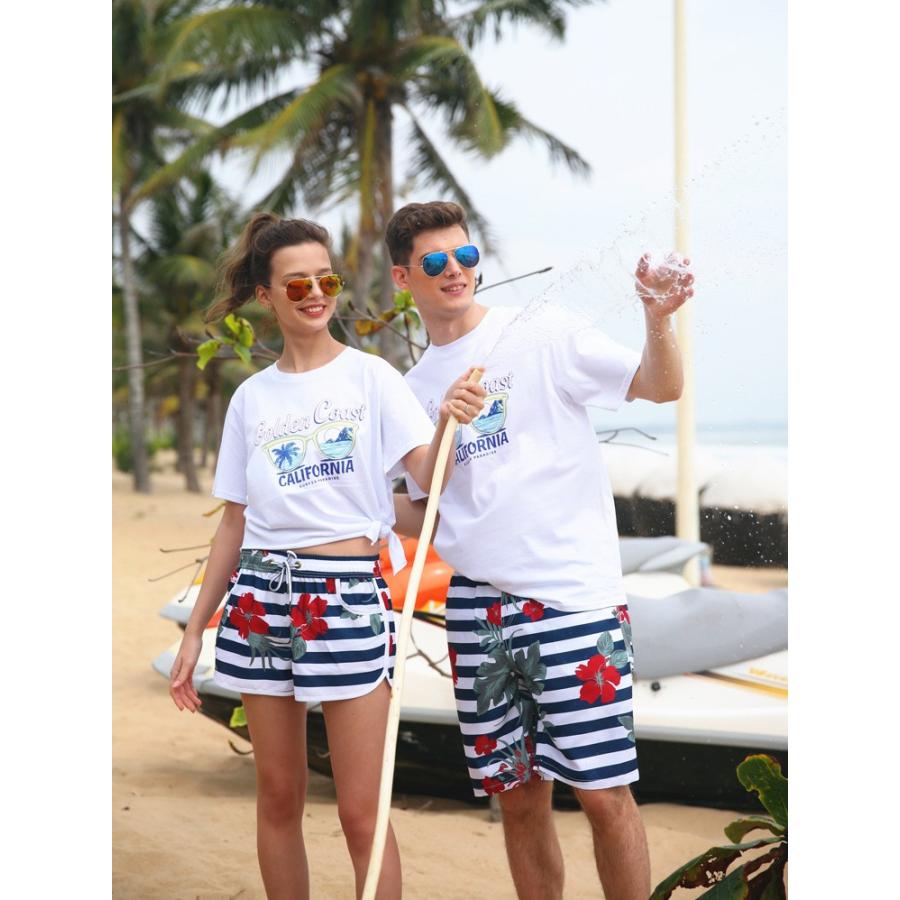 水着 メンズ サーフパンツ 花柄 海パン ボードショーツ 海水パンツ スイムショーツ レディース カップル おしゃれ Gm5433 Gm5 通販 Yahoo ショッピング