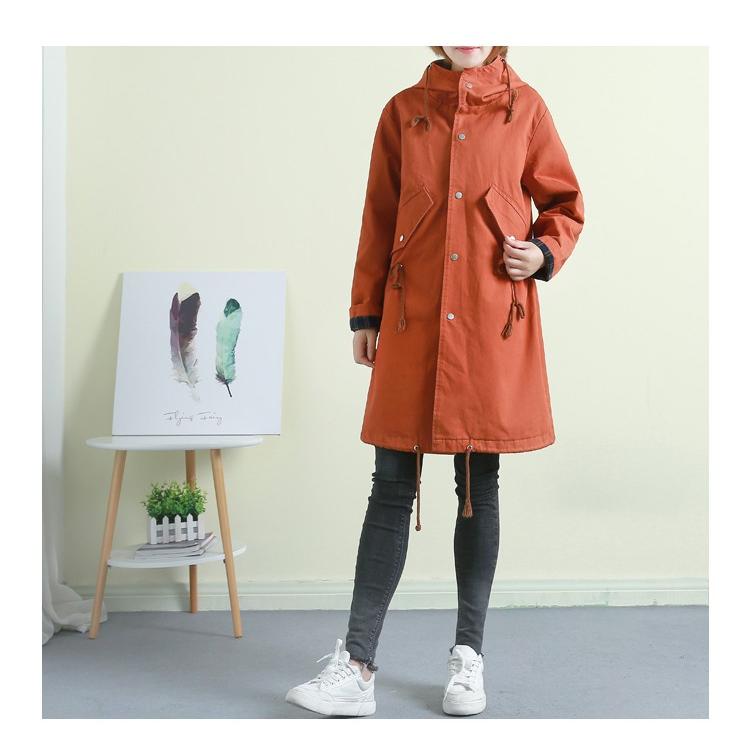 モッズコート Aライン 大きいサイズ ロングコート フード付き 体型カバー 羽織り 秋 春 アウター スプリングコート レディース Hl87 Gm5 通販 Yahoo ショッピング