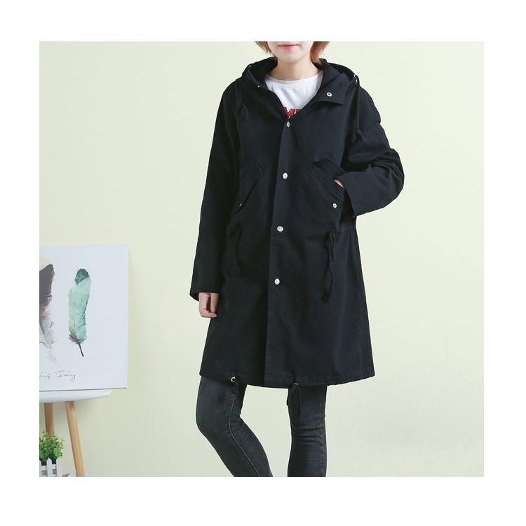 モッズコート Aライン 大きいサイズ ロングコート フード付き 体型カバー 羽織り 秋 春 アウター スプリングコート レディース Hl87 Gm5 通販 Yahoo ショッピング