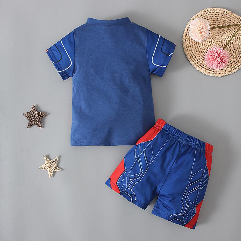 半袖 アベンジャーズ 風 アイアンマン スパイダーマン 子供 子ども用