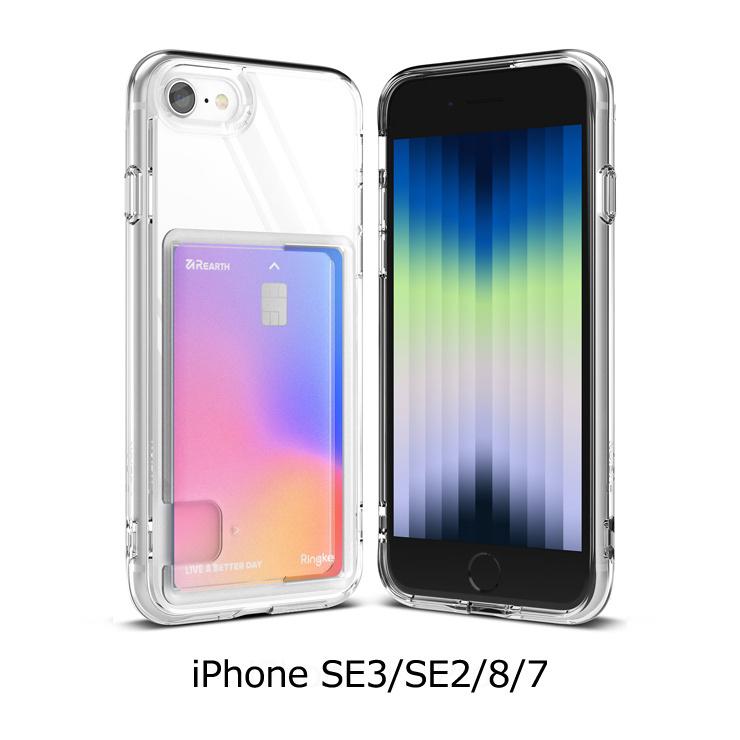 ☆在庫処分 Ringke iPhone SE 3 ケース ge - Clear iPhone SE（第3世代） Ringke SE3 iPhone13 ケース カード 収納 背面
