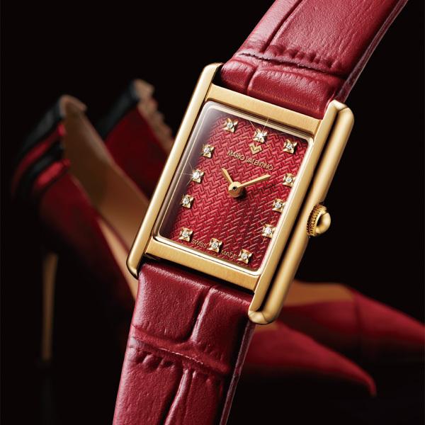 マリオ ヴァレンティーノ 腕時計 レディース レッド 赤 ブランド ダイヤモンド プレゼント 綺麗 かっこいい オシャレ 大人 ウォッチ グランメゾンクレア 通販 Yahoo ショッピング