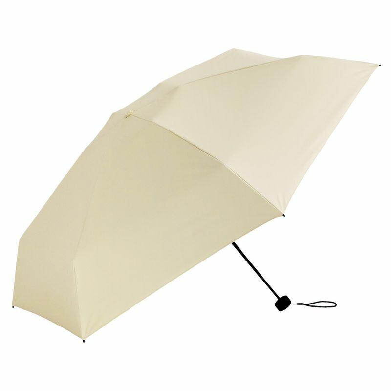 未使用品 わちふぃーるど 復刻カフェ柄傘 アイボリー MG355