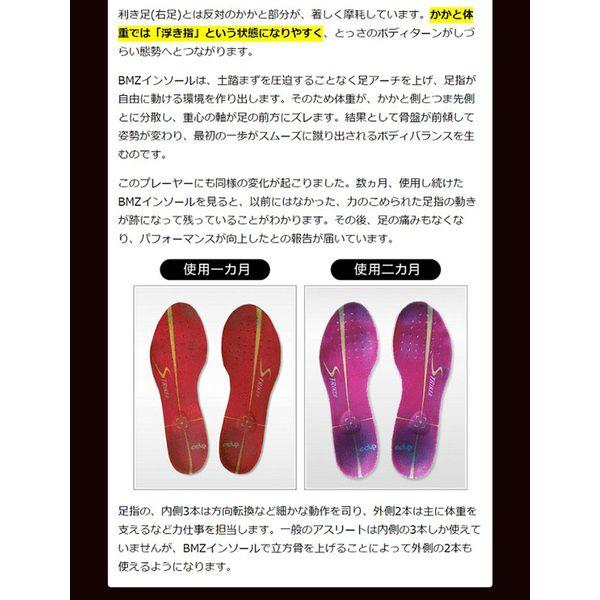 BMZ ストライカー スポーツ インソール ブラック 23.5-24.5cm S